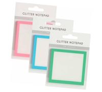 Bloc-notes transparents de 7,6 x 7,6 cm, repositionnable, papier de notes autocollant, pour journal intime, agenda, agenda, réfrigérateur, note autocollante transparente