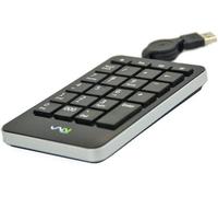 Bloc numérique, Wintech KNP-7, noir/argent, USB