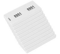 Bloc numéroté 1-1000, 105 x 42 mm, vert