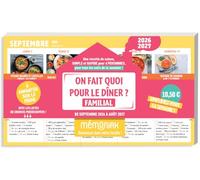 Bloc On fait quoi pour le diner ? 12 mois, septembre 2026-août 2027