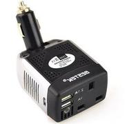 Bloc Onduleur Multiprise Protégé Mixte 250 Volts Et Usb 5 Volts Sur Allume-Cigare 75 Watts