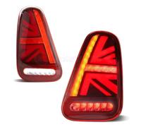 Bloc optique arrière Compatible Avec BMW Pour Mini Pour Cooper Pour R50 R52 Pour R53 2001-2007 Feux Freinage Feux Recul Feux Clignotants Clignotants Facile 2 Pièces Feux Arrière(Red)