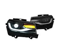 Bloc Optique Avant pour Chevy pour Camaro 5th pour Gen pour Facelift 2014-2015 Haute Luminosité Phare LED Complet Double Lentille Indicateur Séquentiel Phare Principal Avant