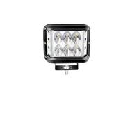 Bloc Optique Lampe Travail LED Avec Stroboscope Flash D'avertissement À Trois Côtés Phares Antibrouillard ATV Tout-terrain 4x4 Et Camion 1 Pièce 12-24V Feu Circulation Phare Jour(White Red Blue1PC)