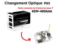 Bloc optique PS3 - KEM-400AAA - Lentille laser KEM-400A/KES-400 - Compatible PS3 20GO/60GO/40GO - Répare lecture Blu-ray