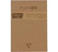 Bloc Paint'On 17,6 x 25 Cm - 50 Feuilles Frange - Clairefontaine