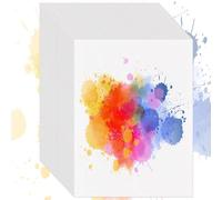 Bloc Papier Aquarelle A4 Kievano - 50 Feuilles 230g/m² en Pâte de Coton - Pour Aquarelle, Gouache, Acrylique, Dessin - Sans acide, Haute Absorption, Idéal DIY & Artistes