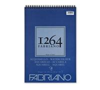 Fabriano Bloc papier aquarelle 1264 A3 300 g/m² 30 feuilles spiralé haut