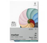 Bloc Papier Bleedproof Pour Marqueur Winsor Et Newton A4 75g 50 Feuilles