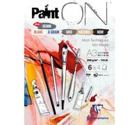 Bloc Papier Dessin Painton Clairefontaine 29,7 X 42 Cm A3 250g Assortiment Feuilles
