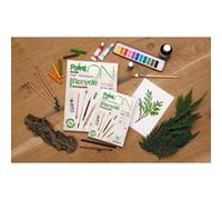 Clairefontaine Bloc collé PaintON Multi-techniques – 30 feuilles, 100% recyclé, satiné, A3 250 g
