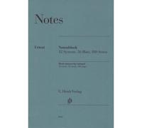 Bloc Papier Musique Henle - 12 Portees - 50 Feuilles