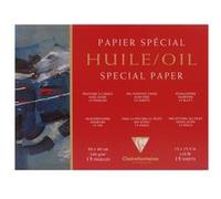 Bloc papier Spécial Huile 24x30 cm 15 feuilles 240g G