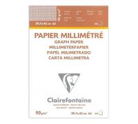 Papier millimétré - A3 - Bloc de 50 feuilles - Dessin, croquis - Clairefontaine
