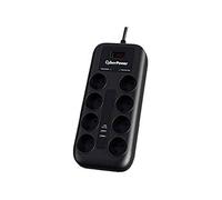 Bloc parafoudre surtenseur CyberPower P0820SUF0-DE 8 prises Schuko 2 ports USB Noir 16A