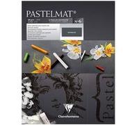 Bloc Pastelmat 18 x 24 cm - 12 feuilles Anthracite - Clairefontaine G