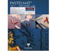 Bloc Pastelmat - CLAIREFONTAINE - n°4 - 24x30 cm - 12F - 360g - 4 teintes