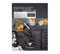 Bloc Pastelmat - CLAIREFONTAINE - n°6 - 18x24 cm - 12 Feuilles - 360g - Anthracite