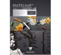 Bloc Pastelmat - CLAIREFONTAINE - n°6 - 30x40 cm - 12 Feuilles - 360g - Gris Anthracite
