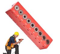 Bloc Perceur Portatif,Guide de Perçage de Précision à Poche Métallique pour le Travail du Bois | Guide De Perçage Pour Chevilles De Menuiserie,destiné aux Menuisiers, aux