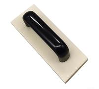 Bloc perforateur en nylon et vinyle 200 mm avec poignée ergonomique pour une fermeture sans couture des espaces dans les projets d'installation de parquets en bois dur et en bois d'ingénierie Blanc