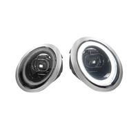 Bloc phare avant Pour BMW Pour Mini Pour Cooper R50 R52 R53 2001-2007 Phare LED Ensemble Paire Feu Avant DRL Ambre Clignotant Voiture Phares Avants Ensemble(2pcs Chrome)