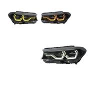 Bloc phare avant Pour BMW Série 5 G30 G38 F90 Pour M5 2018 - 2020 Ensemble Phares LED Antibrouillard DRL Clignotant Frein Blocs optique avants