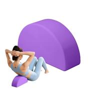 Bloc Pilates,Équipement D'Entraînement Demi-Rond Souple,Brique d'Exercice Yoga Pilates - Pour stabilité physique, équilibre, étirements, fitness, maison, gymnase, bureau, appartement,