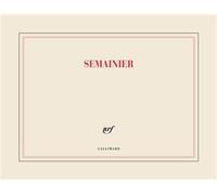 Bloc planificateur semainier (papeterie) - Collectif - Gallimard Papeterie - broché - Papeterie