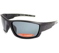 BLOC Polarisé Soleil Delta Noir Mat Avec Gris Foncé CAT.3 Verres P40