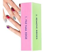 Bloc polissoir à 4 faces | Bloc de polissage et de polissage à ongles 4 côtés pour ongles naturels | Brillant, lisse, polir et polir avec polissoir à ongles professionnel pour une manucure de qualité