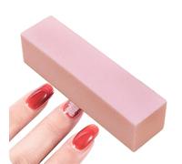 Bloc polissoir à ongles - Éponge haute densité 4 voies | Acrylique et | Tampon réutilisable à 4 côtés, grain fin | Lisse et fait briller les ongles | Pour salon, maison, voyage, travaux manuels