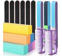 Bloc Polissoir Ongles - Professionnel - 17 Pcs - Manucure - Pédicure - Double Face