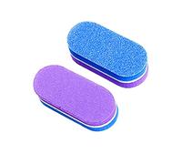 Bloc polissoir pour ongles, Mini bloc de limes à ongles en éponge, grain 100/180, multicolore, paquet 10/20/40 pièces(Blue-40pcs)