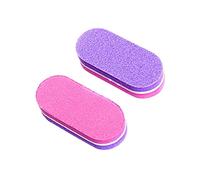 Bloc polissoir pour ongles, Mini bloc de limes à ongles en éponge, grain 100/180, multicolore, paquet 10/20/40 pièces(Purple-40pcs)