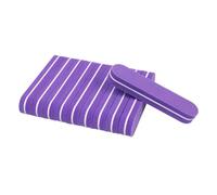 Bloc polissoir pour ongles, Tampons for limes à ongles multicolores, grain 100/180, bloc de ponçage Double face, 50 pièces, 90x20x12mm(Purple)