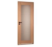 Bloc porte 1 Vitrage CASSIOPEIA bois chêne européen 2040 x 830 Gauche