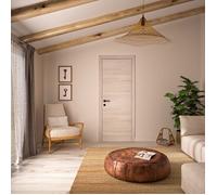 Bloc porte avec huisserie réversible et ajustable - OPTIMUM - Premium - Chêne blond - H 204 x Ep 4,4 x L 83 cm