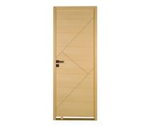 Bloc Porte bois isoplane ANTLIA 2 730 gauche en placage frêne blanc européen