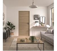 Bloc Porte - OPTIMUM - Revêtement Spécial BARBADE - H 204 x 83 x 4 cm, Serrure magnétique, Installation facile