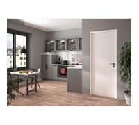 Bloc Porte - OPTIMUM - Revêtement Spécial Blanc - H 204 x 73 x 4 cm, Serrure magnétique, Installation facile