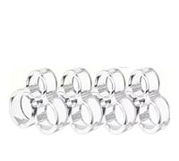 Bloc Porte Pare-chocs de poignée porte Transparent, Anti-Collision, Protection murale, tampons couverture, butées sans poinçon for la maison, 12 à 2 pièces(Clear-(Style C),4PCS)