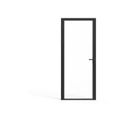 Bloc porte réversible en aluminium et verre trempé - H204 x L83 cm - LOXTON
