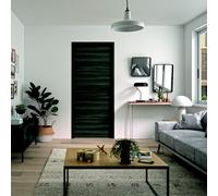 Bloc Porte Reversible Milano2 chêne gris foncé H. 204 X 83 X 4 Cm