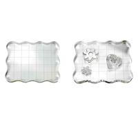 Bloc Positionneur Gradué Pour Tampon Transparent 9x7 Cm