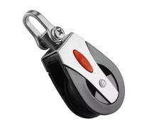 Bloc poulie simple avec grille rotative pour gréement de voilier en nylon assurant la durabilité dans une utilisation marine (1 pièce)