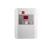 Bloc pour contrôler des éléments infrarouges jusqu'à 3 kW, comprend un capteur de pièce et un câble de raccordement.