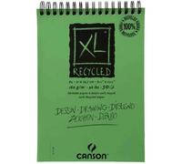 CANSON XL Recyclé - Album spiralé 25 feuilles de papier dessin A5 160g/m²