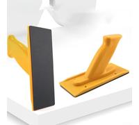 Bloc poussoir de sécurité pour travail du bois pour scie à table et rabot - Poignée ergonomique en ABS avec texture antidérapante, visibilité améliorée en orange/rouge/jaune (jaune)