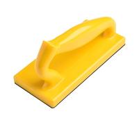Bloc poussoir de travail du bois pour scies de table, tables de toupie et jointers - Outil d'alimentation ergonomique 3 directions en plastique avec émerie antidérapante, jaune (B)